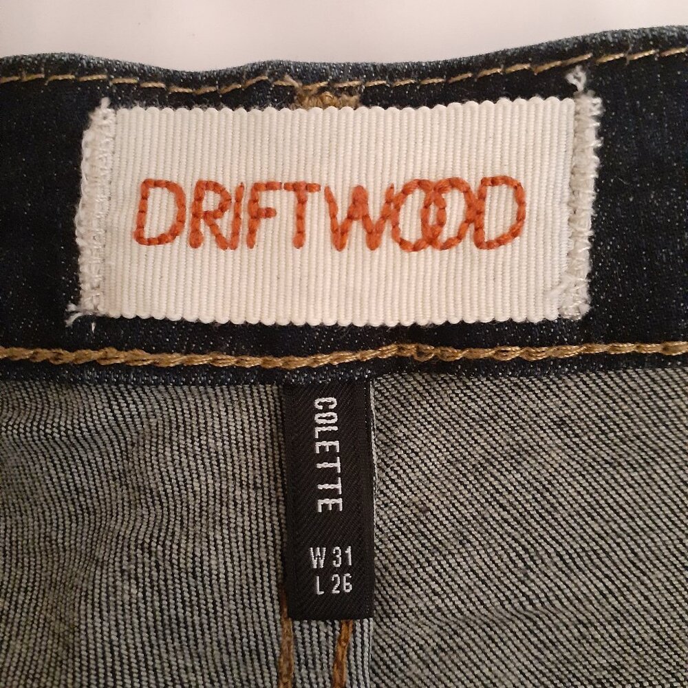 Driftwood Embroidered Cuff Jeans - Picture 4 of 13